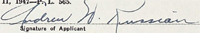 signature